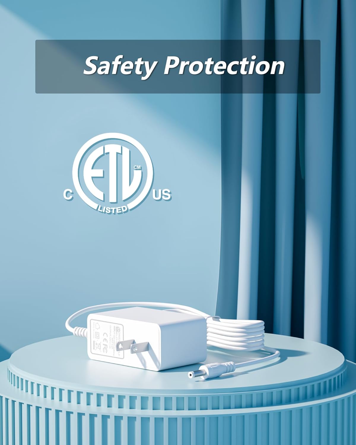 12V 3A for 4moms Mamaroo Power Cord Compatible with 4moms mamaRoo 2/4, for 2015 mamaRoo Infant Seat, Rockaroo Baby Swing Charger Cord